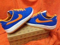 Nike Air Force Azul/Laranja ( Low )