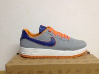 Nike Air Force Cinza/Azul/Laranja ( Low )