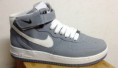 Nike Air Force Cinza/Brancas ( High )