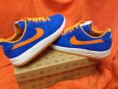 Nike Air Force Azul/Laranja ( Low )
